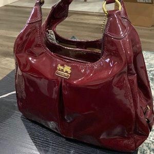 Coach Patent Leather Shoulder Bag